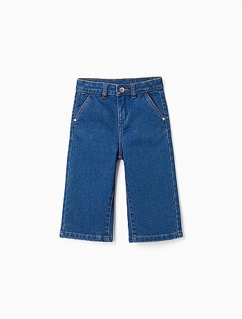 Jeans a gamba larga con 4 tasche