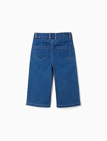 Jeans a gamba larga con 4 tasche