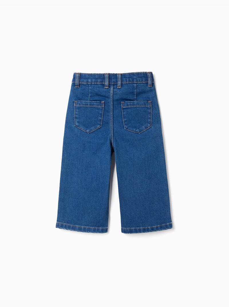 Jeans a gamba larga con 4 tasche Blu Blu - Kiabi