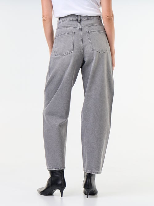 Jeans a gamba larga con borchie fantasiose - Kiabi