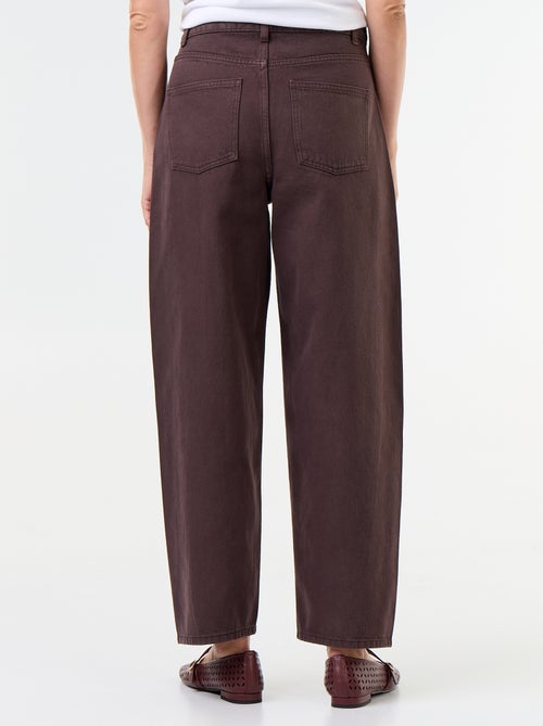 Jeans a gamba larga con borchie fantasiose - Kiabi