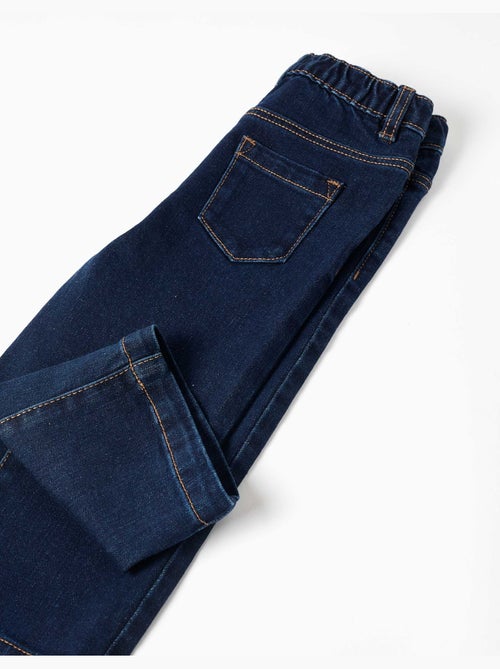 Jeans a gamba larga con bottoni a pressione frontali - Kiabi Jeans a gamba larga con bottoni a pressione frontali - Kiabi