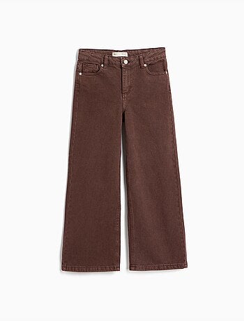 Jeans a gamba larga con chiodi, mo fashion