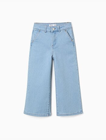 Jeans a gamba larga con tasche davanti e dietro