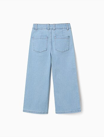 Jeans a gamba larga con tasche davanti e dietro