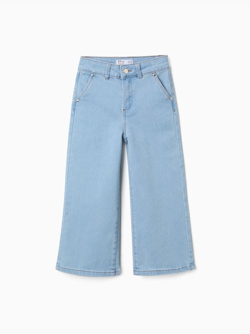 Jeans a gamba larga con tasche davanti e dietro - Kiabi Jeans a gamba larga con tasche davanti e dietro - Kiabi