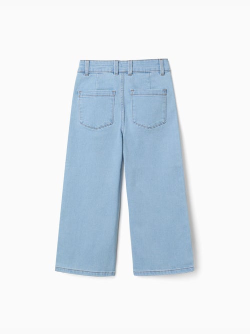 Jeans a gamba larga con tasche davanti e dietro - Kiabi Jeans a gamba larga con tasche davanti e dietro - Kiabi