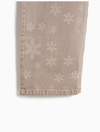 Jeans a gamba larga – fiori, mo fashion
