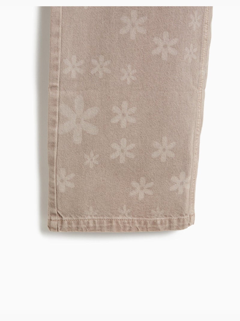 Jeans a gamba larga – fiori, mo fashion Grigio - Kiabi