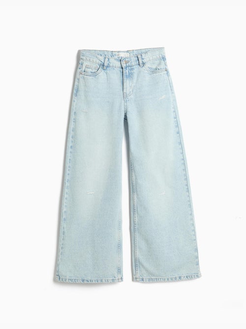 Jeans a gamba larga, mo fashion - Kiabi Jeans a gamba larga, mo fashion - Kiabi