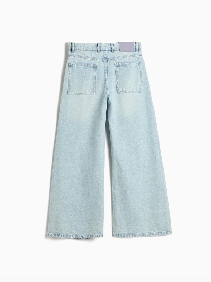 Jeans a gamba larga, mo fashion Blu - Kiabi