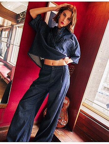 Jeans a gamba larga, mo fashion