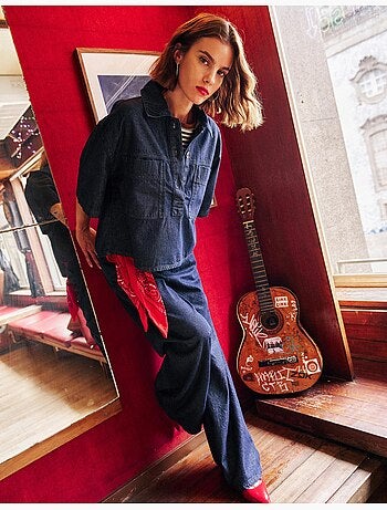 Jeans a gamba larga, mo fashion