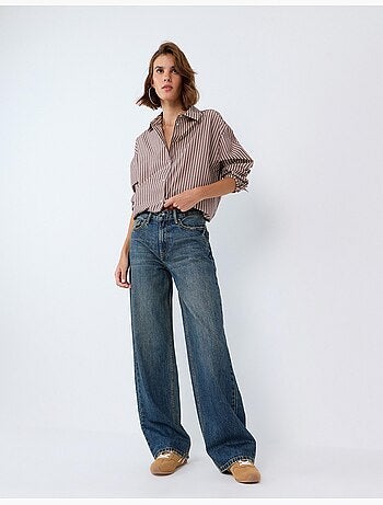 Jeans a gamba larga, mo fashion