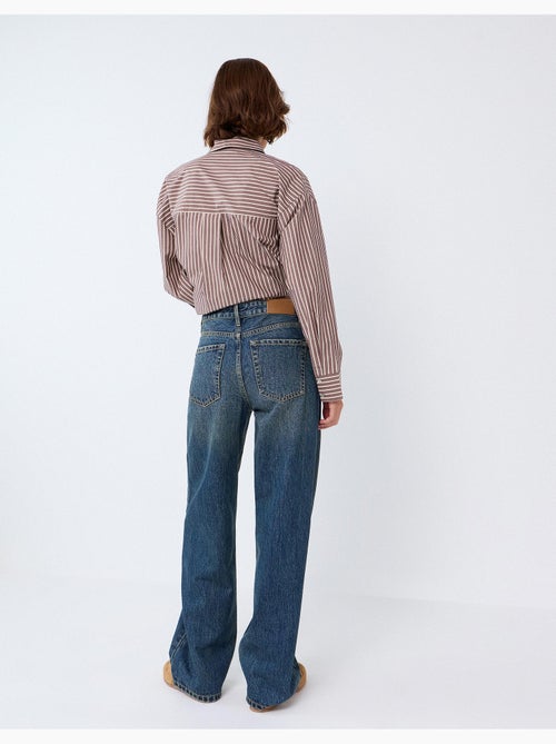 Jeans a gamba larga, mo fashion - Kiabi Jeans a gamba larga, mo fashion - Kiabi