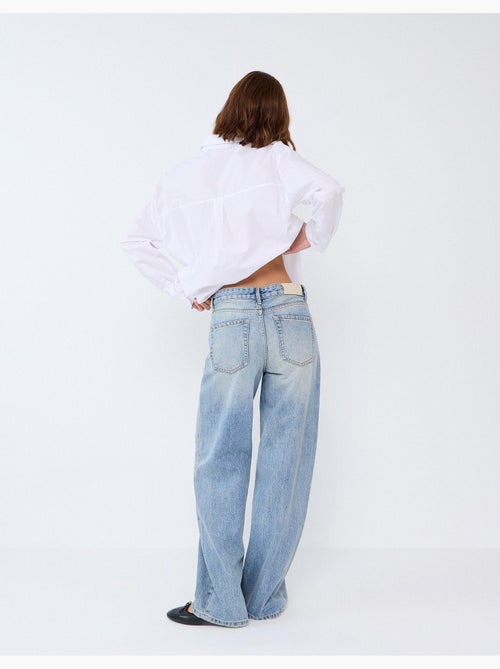 Jeans a gamba larga, mo fashion - Kiabi Jeans a gamba larga, mo fashion - Kiabi