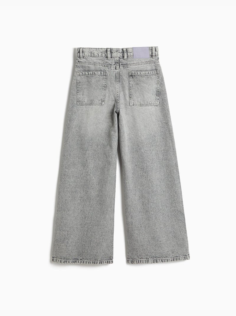 Jeans a gamba larga, mo fashion Grigio - Kiabi