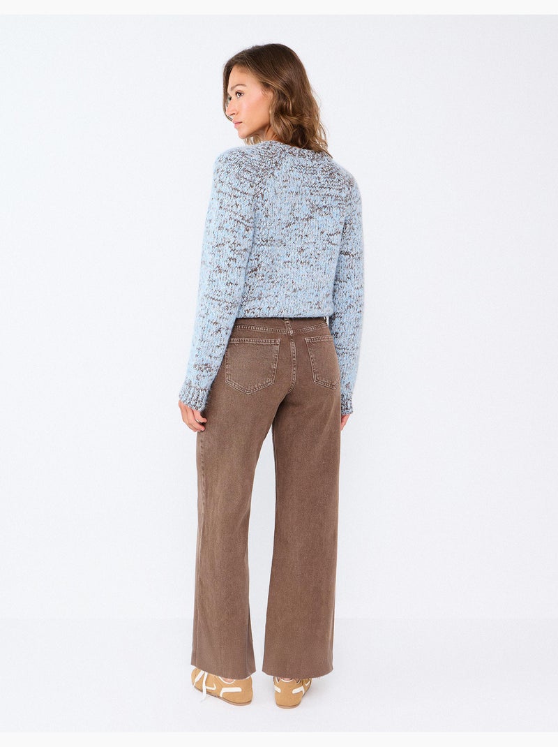 Jeans a gamba larga, mo fashion Marrone - Kiabi