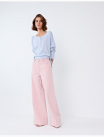 Jeans a gamba larga, mo fashion