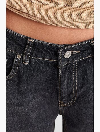 Jeans a palloncino a gamba ampia a vita alta dilvin