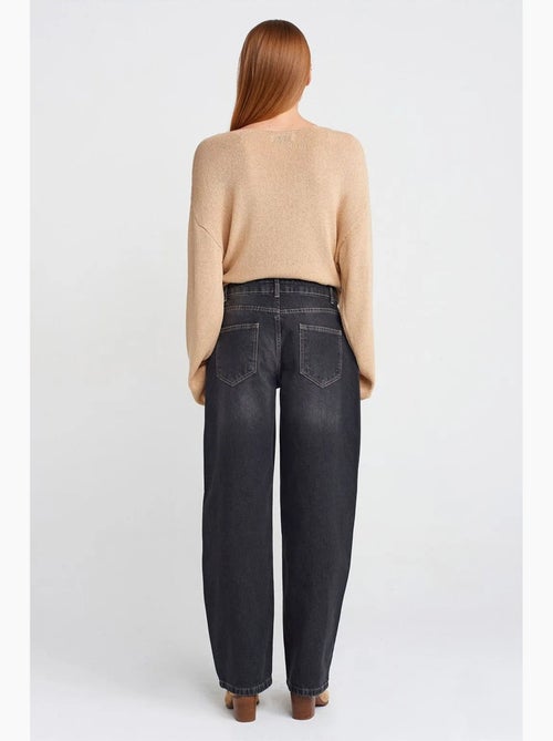Jeans a palloncino a gamba ampia a vita alta dilvin - Kiabi Jeans a palloncino a gamba ampia a vita alta dilvin - Kiabi