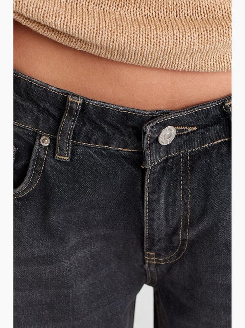 Jeans a palloncino a gamba ampia a vita alta dilvin - Kiabi Jeans a palloncino a gamba ampia a vita alta dilvin - Kiabi