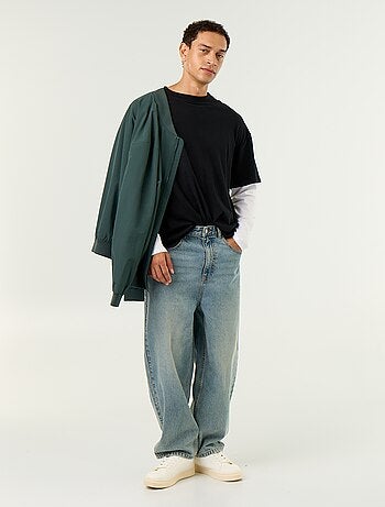 Jeans a taglio ampio 5 tasche