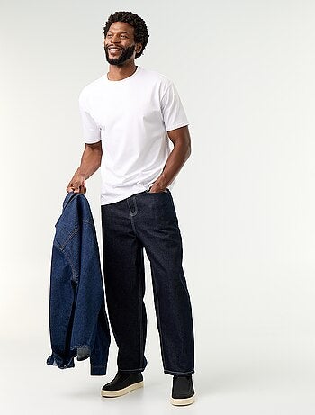 Jeans a taglio ampio 5 tasche