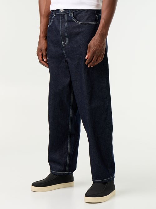 Jeans a taglio ampio 5 tasche - Kiabi Jeans a taglio ampio 5 tasche - Kiabi