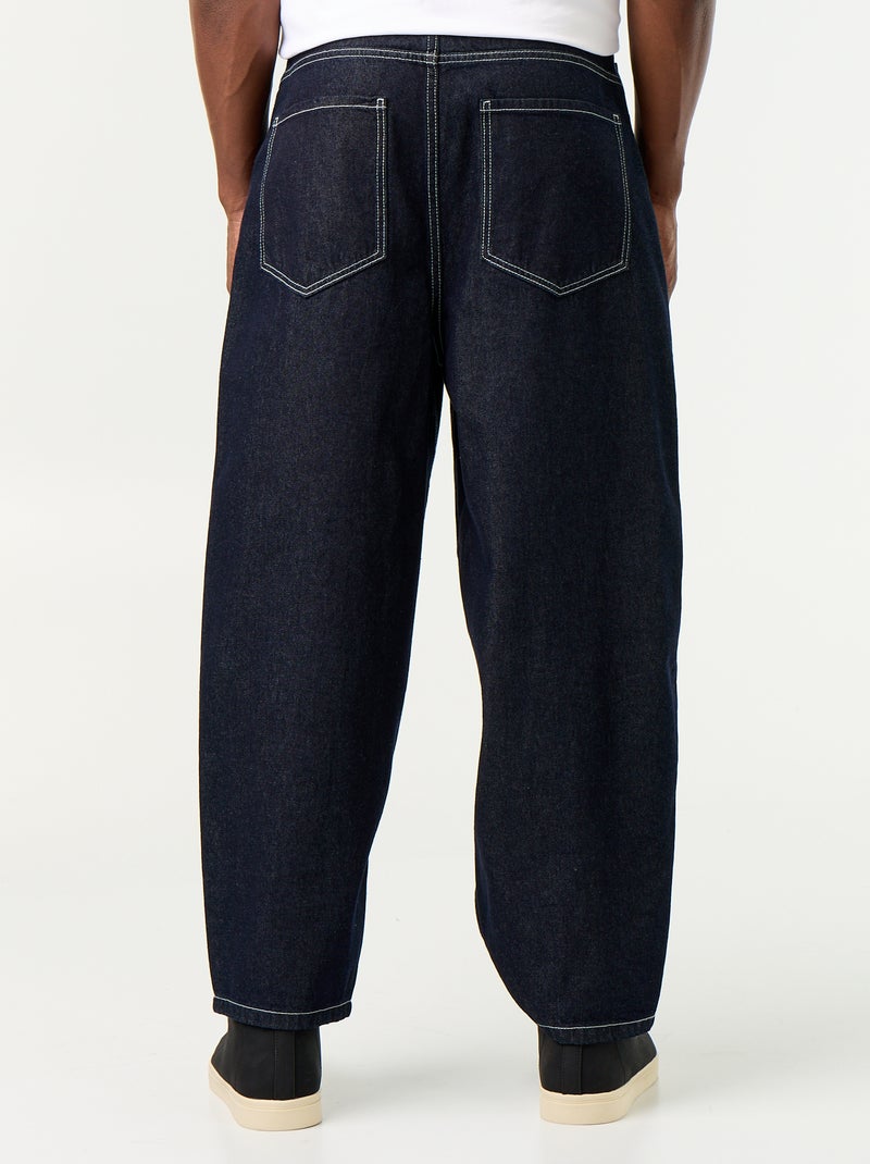 Jeans a taglio ampio 5 tasche Blu - Kiabi