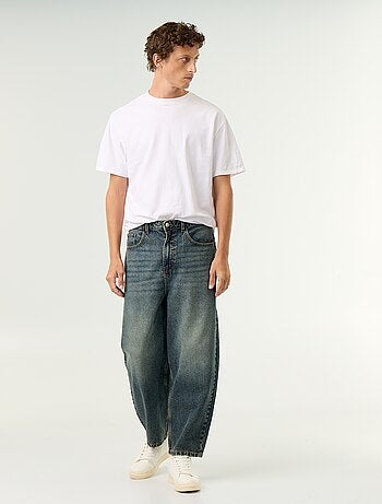 Jeans a taglio ampio 5 tasche
