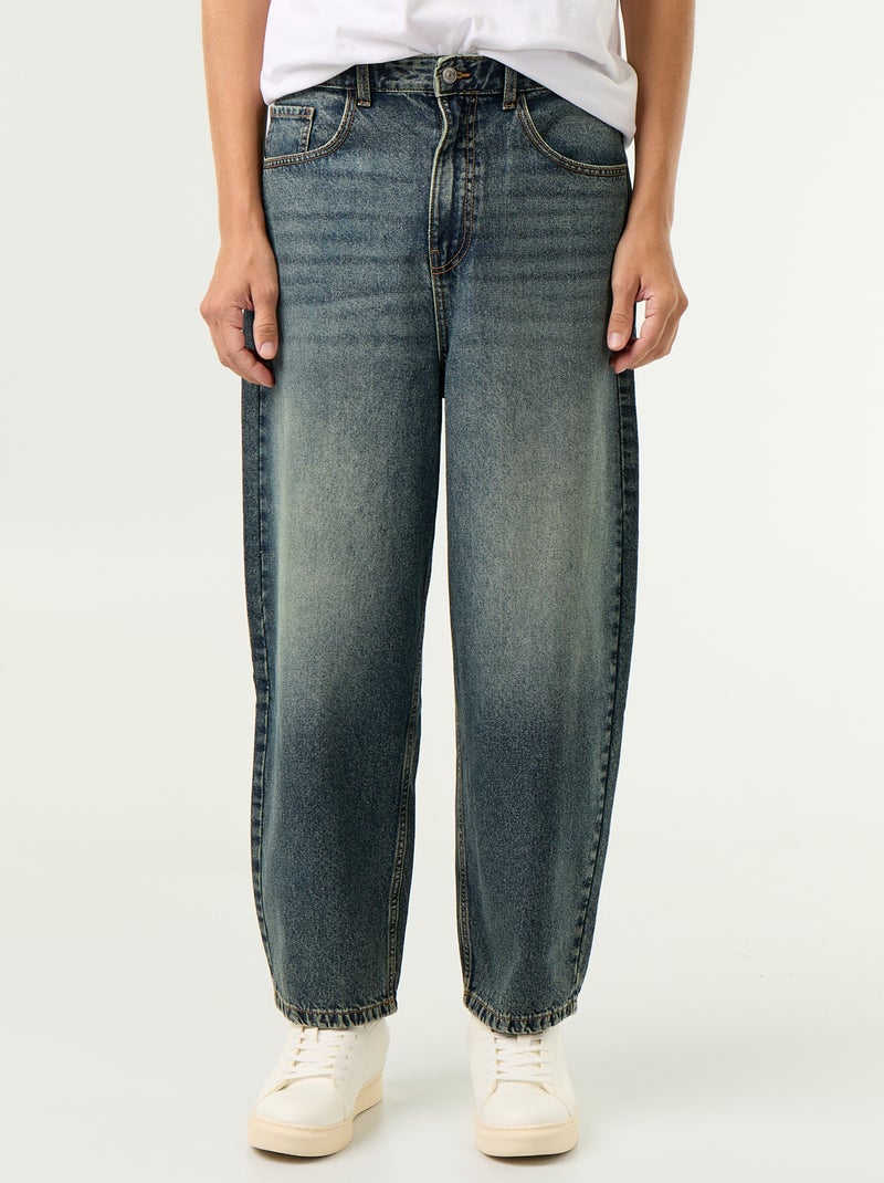 Jeans a taglio ampio 5 tasche Blu - Kiabi