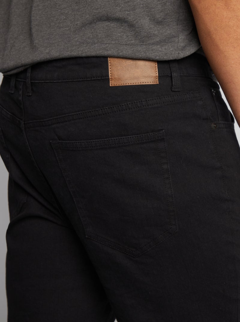 Jeans a taglio dritto a 5 tasche - L34 NERO - Kiabi