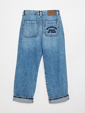 Jeans taglio dritto a 5 tasche