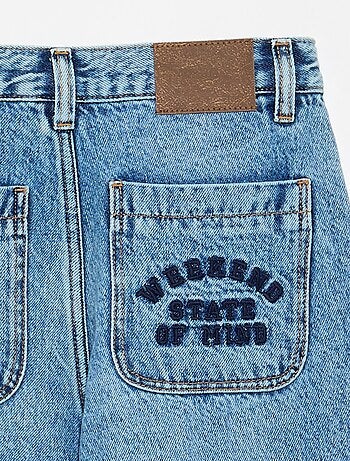 Jeans taglio dritto a 5 tasche