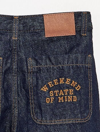 Jeans taglio dritto a 5 tasche