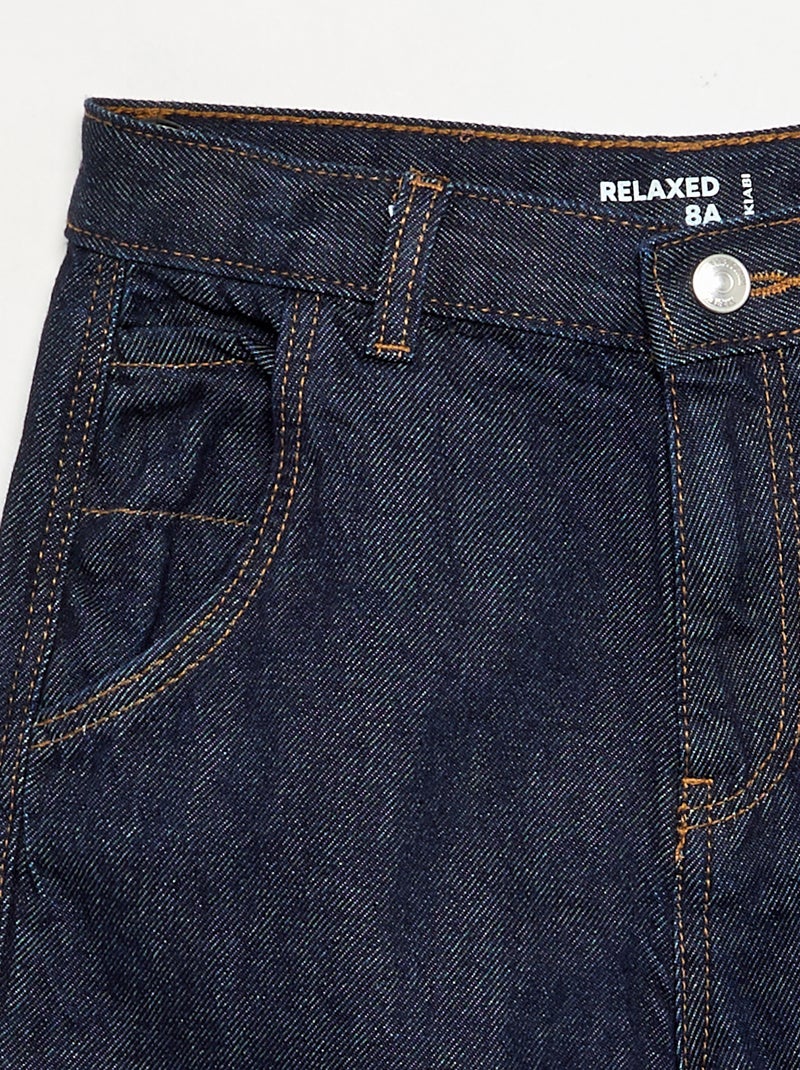 Jeans a taglio dritto a 5 tasche Blu - Kiabi