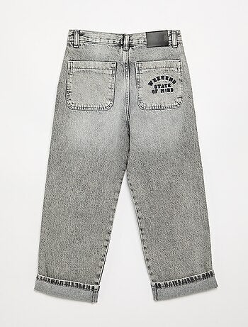 Jeans taglio dritto a 5 tasche