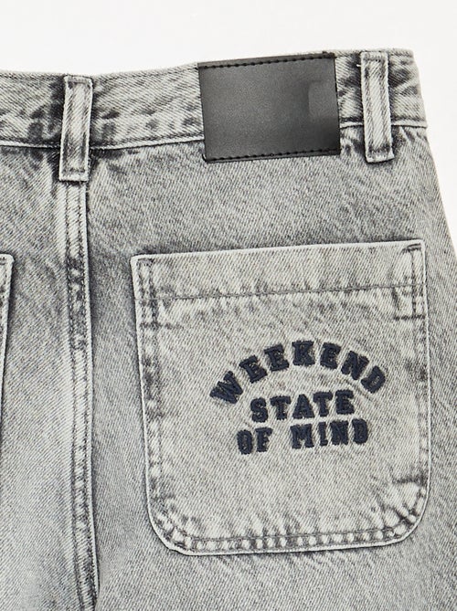 Jeans a taglio dritto a 5 tasche - Kiabi