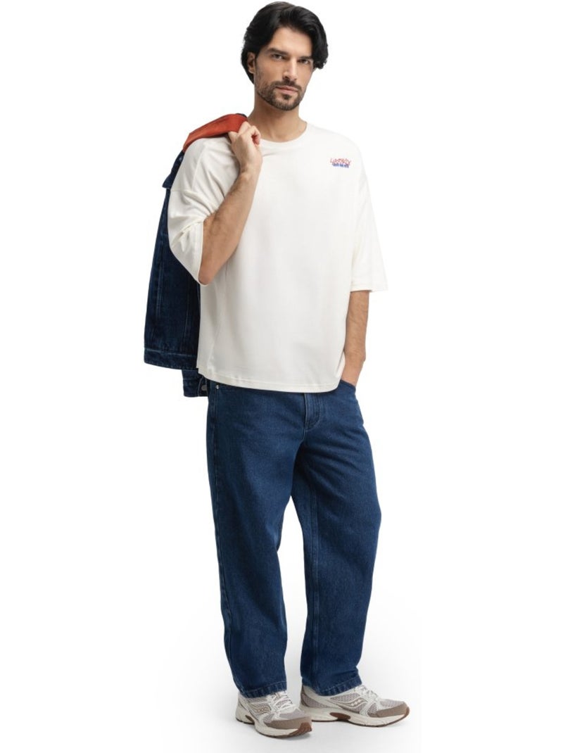 Jeans a vestibilità ampia da uomo uomo heritage Blu - Kiabi