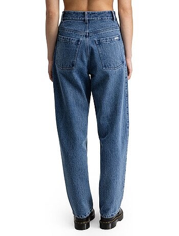 Jeans a vita alta con gamba barrel da donna lifestyle donna voyager-w