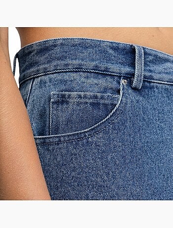 Jeans a vita alta con gamba barrel da donna lifestyle donna voyager-w