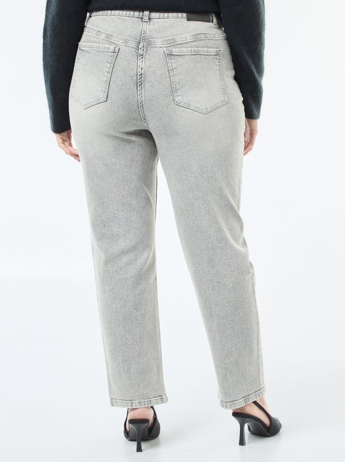 Jeans a vita alta con strass - Kiabi