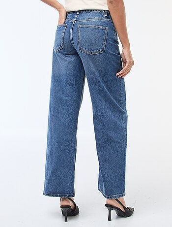 Jeans a vita alta taglio ampio / wide leg