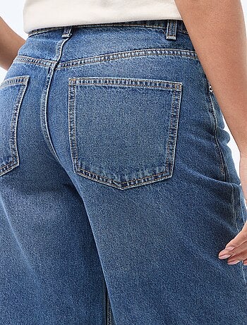 Jeans a vita alta taglio ampio / wide leg