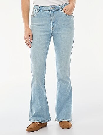 Jeans a vita alta taglio flare/bootcut - L28