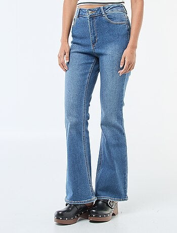 Jeans a vita alta taglio flare/bootcut - L28