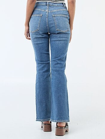 Jeans a vita alta taglio flare/bootcut - L28
