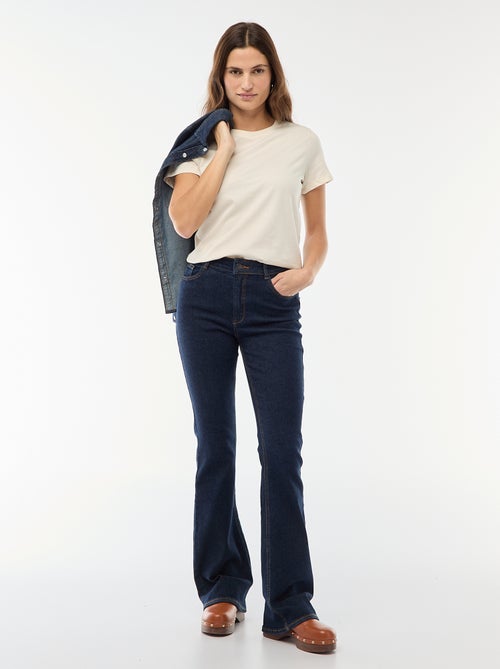 Jeans a vita alta taglio flare/bootcut - L28 - Kiabi