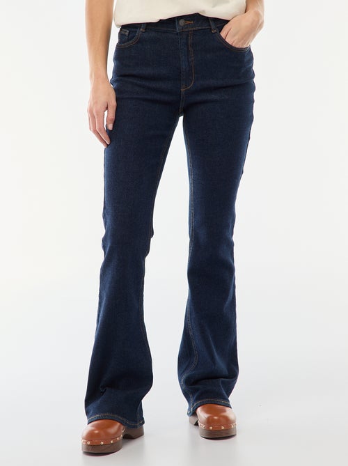 Jeans a vita alta taglio flare/bootcut - L28 - Kiabi